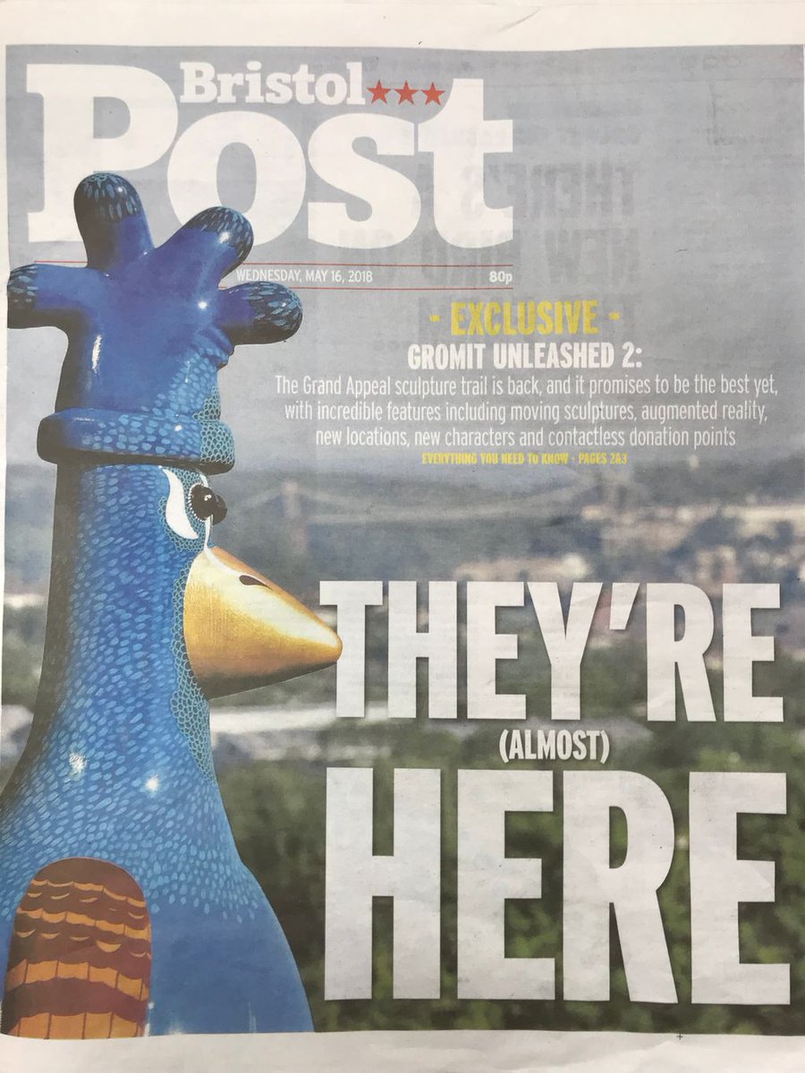 GromitUnleashed's tweet photo. This morning’s read... @BristolLive #GU2 https://t.co/tcPiYJcwKx