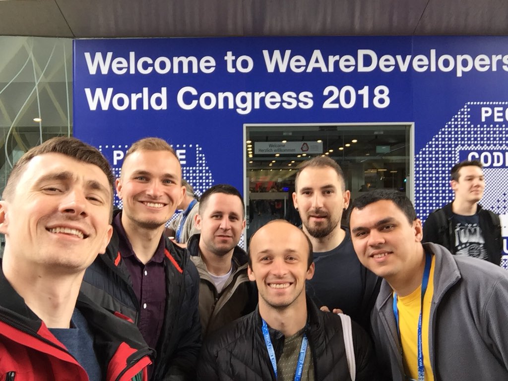 pavlogenov's tweet image. Positive vibes from Uzhgorod, Ukraine at #WeAreDevelopers2018