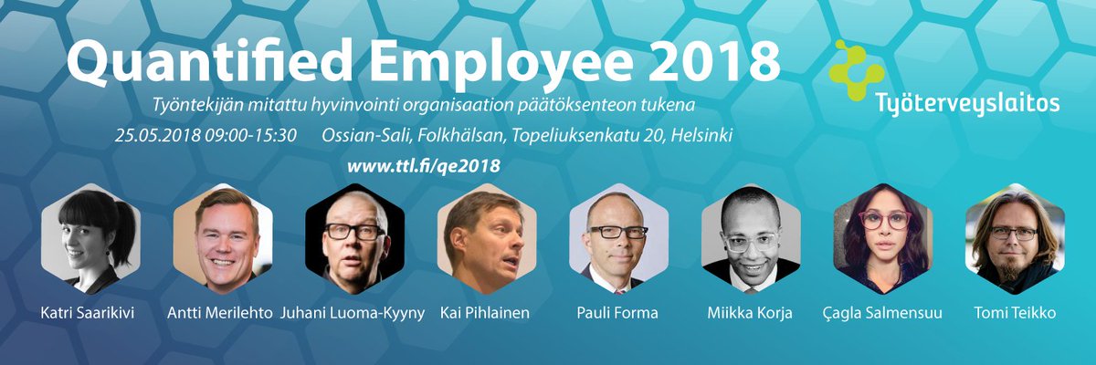 k_ride's tweet photo. #nollis18 -seminaarin jälkeen voikin alkaa valmistautua #quantifiedemployee -seminaariin Helsingissä 25.05.! Huippupuhujat käsittelevät työntekijän hyvinvoinnin mittaamista ja mittausten kestävää hyödyntämistä päätöksenteossa. Ohjelma ja ilmoittautuminen: https://t.co/wTIid0CU36 https://t.co/REIa28w3Ct