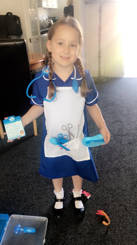 jowatson26's tweet photo. My own little nurse looking after me the other day when I wasn’t well 💜 https://t.co/Uud8YALuRW