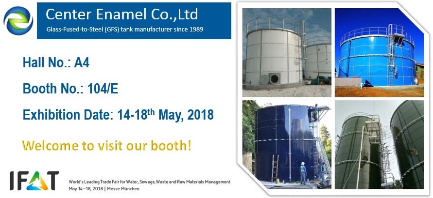 Clarine_VIVi's tweet photo. CENTERTANKS is taking part in the IFAT fair , Welcome to visit our booth .
Hall No.:A4
Booth No.:104/E
Exhibition Date: 14-18th May, 2018
#wastewater #biogas #biogaz #WaterSafety #watersupply #treatments #GFStanks #Enamel https://t.co/TNnKYgKbYg