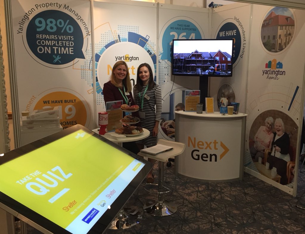 yarlingtonhg's tweet photo. Think you know Yarlington? Come and take our quiz. We will donate £1 to @Shelter for every time it’s taken at @CIH_events #SouthWest2018 https://t.co/IXjQq4g2YA