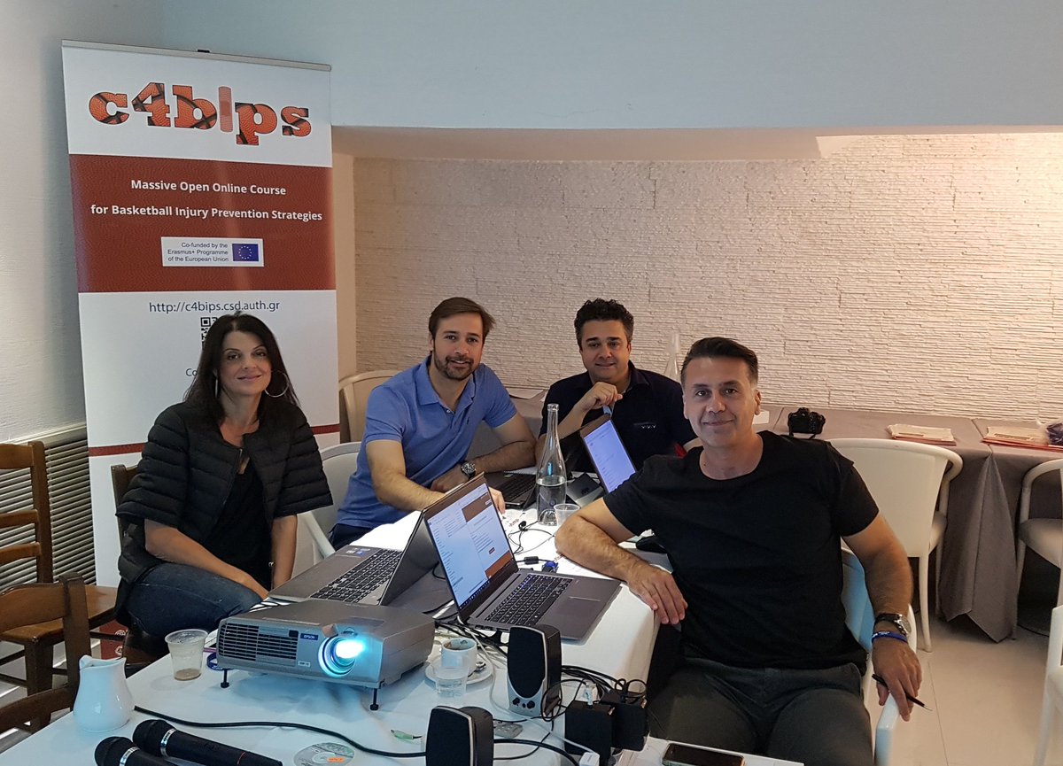 c4bips's tweet photo. 📰 Today is the #C4BIPS Final Partner Meeting hosted by MSV BASKET @SpartacoGrieco in Margherita di Savoia (Italy) with the all the partners @abpinfo #UNRF @Aristoteleio and tomorrow will be the Final Seminary from MOOC for Basketball Injury Prevention Strategies. https://t.co/WD0CV3YaKJ