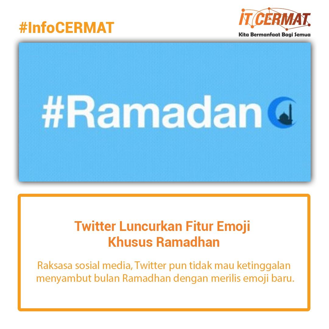 itcermat's tweet photo. Ini daftarnya : #Ramadan, #Ramazan, #Ramadhan, #BulanPuasa, #BukaPuasa, #Puasa, #Sahur, #Ngabuburit, #iftar, #Ramadan_lantern, #Ramadan_lanterns, #takjil, #kurma, dan #iftar_ramadan.
#itcermat #tipscermat #ramadhan #tipsramadhan #ramadan #puasa #twitter #emoji https://t.co/MI3FZVY7sP