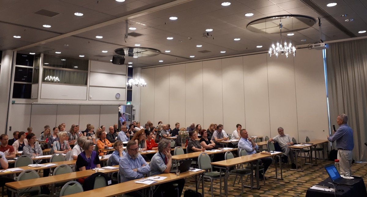 MikaItanen's tweet photo. Dan Finn, the professor of Portsmouth University &amp; Robert Arnkil, the special expert &amp;researcher of employment phenomena are discussing with audience in #Tampere's #Employmentseminar.Today's thema is #MarketModels in delivering employment services.
#Työllisyyskokeilu #developing https://t.co/NYZUTFtqxb