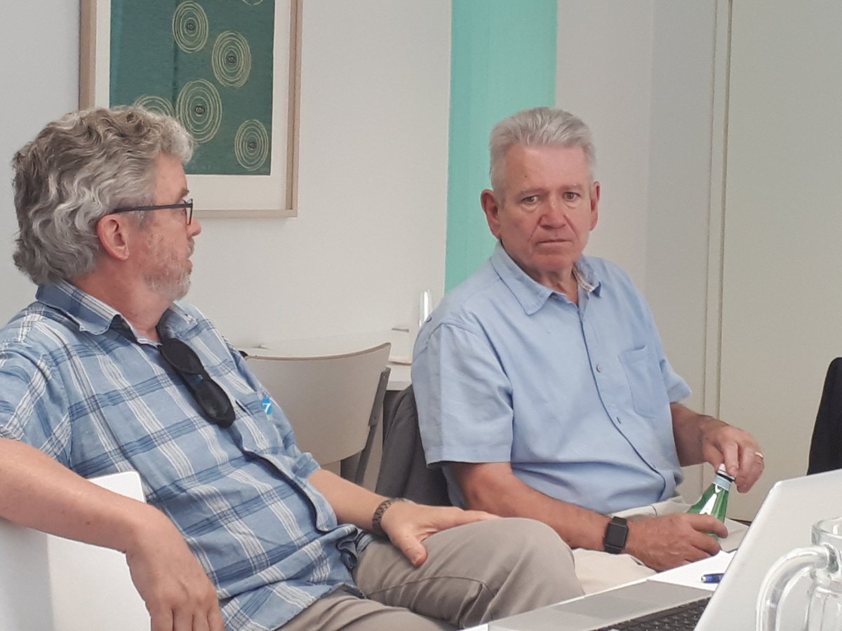 MikaItanen's tweet photo. Dan Finn, the professor of Portsmouth University &amp; Robert Arnkil, the special expert &amp;researcher of employment phenomena are discussing with audience in #Tampere's #Employmentseminar.Today's thema is #MarketModels in delivering employment services.
#Työllisyyskokeilu #developing https://t.co/NYZUTFtqxb