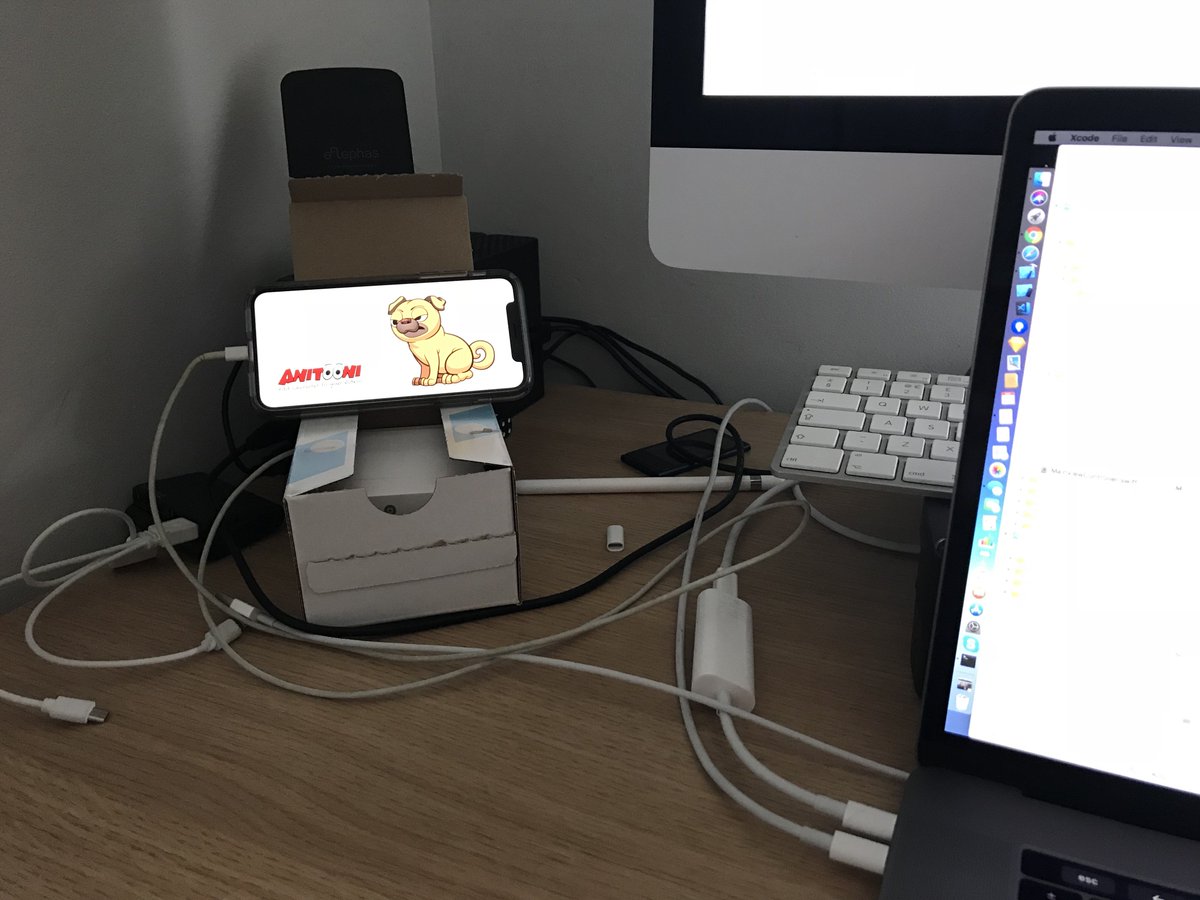 donkeybandit's tweet photo. Working on @AnitooniApp be like "having that feeling you're being watched" ... All. Day. Long. https://t.co/h0tmZTAA3y