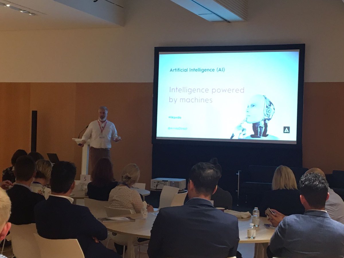 AvvioDirect's tweet photo. Our CEO @frankreeves is taking to the stage now at @IHTForum to discuss how #hoteliers can utilise #AI to maximise direct bookings. Head over and grab your seat! #ArtificialIntelligence #hoteltech #AlloraAI #IHTF2018 https://t.co/DXEIBNByQD