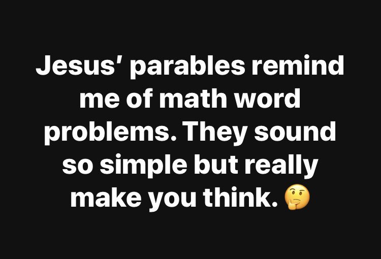 DeborahPiland's tweet photo. #Jesus #Truth #Ponder #Parables https://t.co/AFUuI0CAJZ