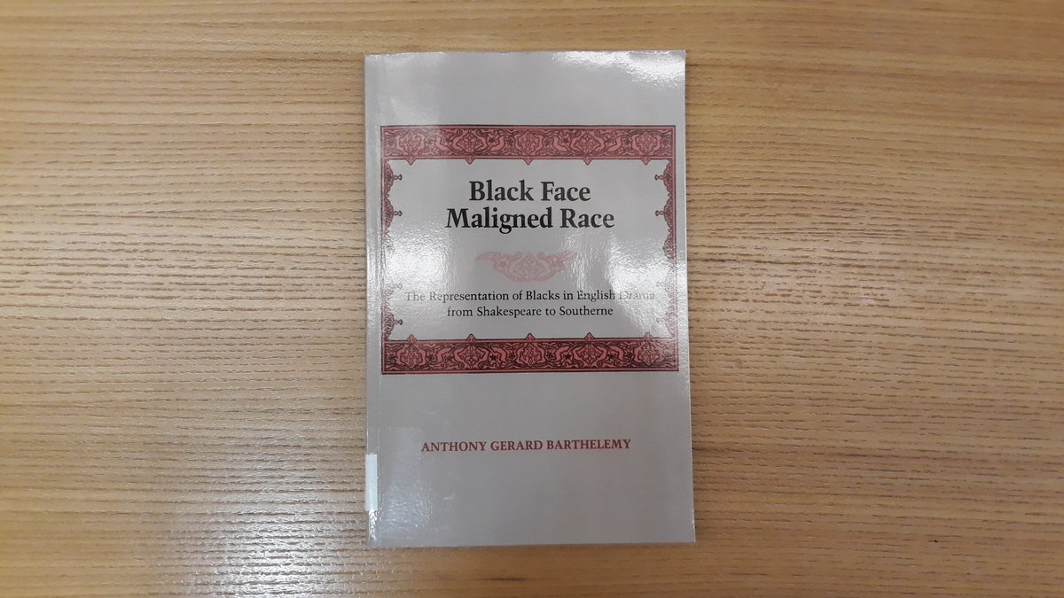 Anthony Gerard Barthelemy's Black Face, Maligned Race examines the presentation of Black characters in Shakespeare's plays, as well as several other works of Renaissance drama (so useful if you're revising the Renaissance paper as well).