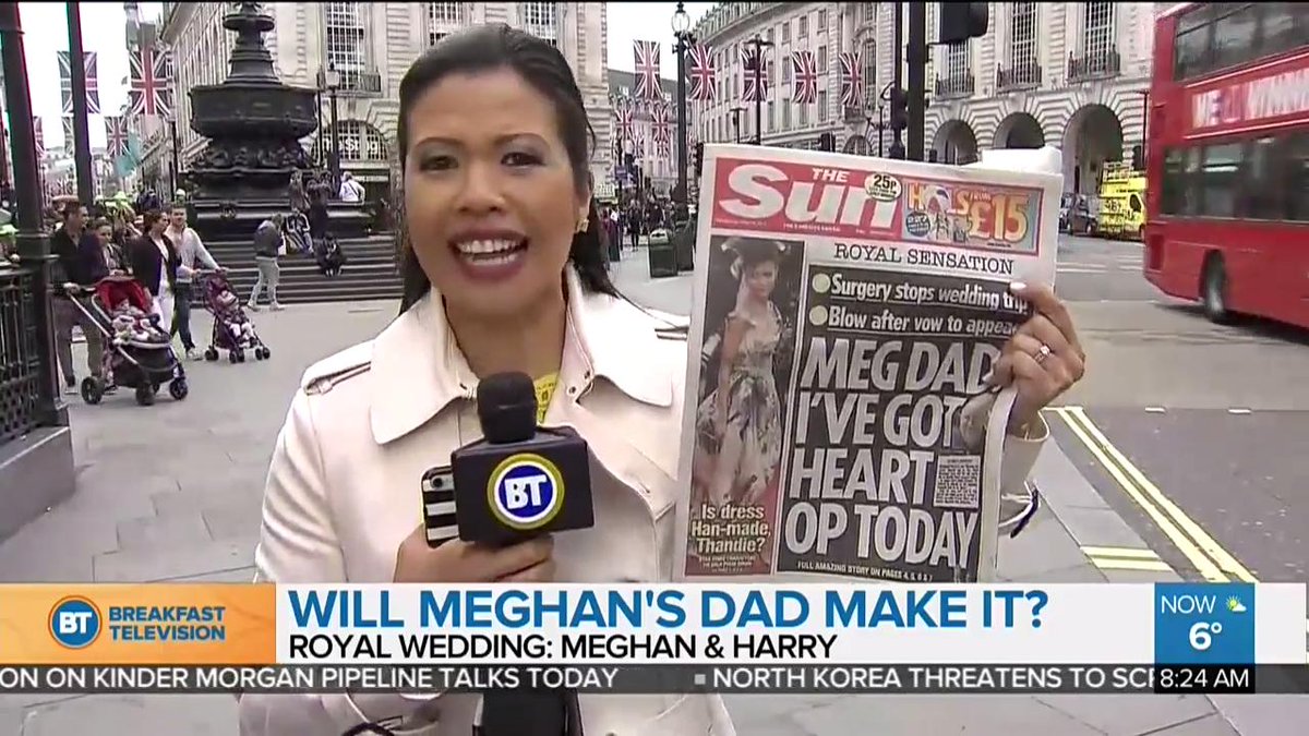 Royal Wedding watch: The latest from London with @CityMelanie youtube.com/watch?v=n8i9WE… https://t.co/SYNPVKcm4l