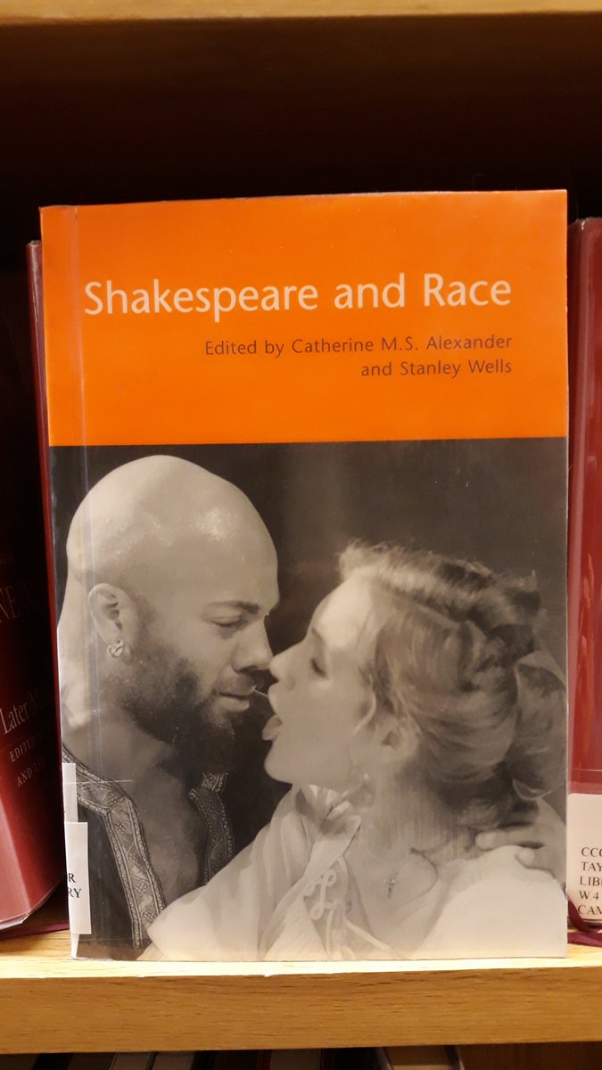 For a good general introduction, check out Shakespeare and Race (eds. Alexander and Wells), which has a variety of essays on the subject, including one by Nobel Literature Prize-winning Nigerian playwright Wole Soyinka.