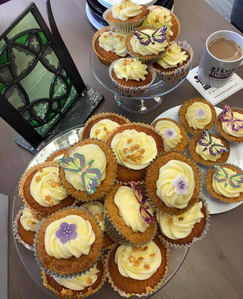 We're thrilled to have won the <a href="/ExeterLivingAwd/">Exeter Living Awards</a> Health &amp; Wellbeing, loving the trophy and celebratory cakes! #proudtocare