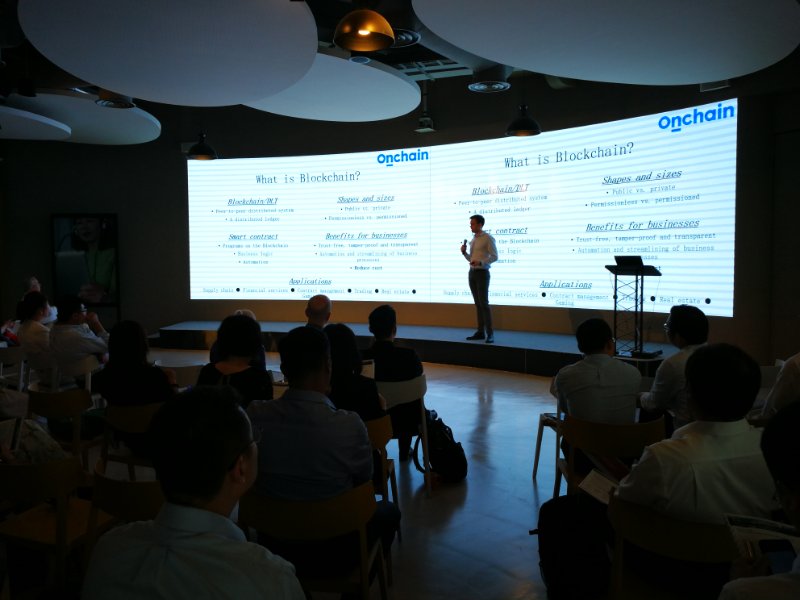 Thank you to Microsoft Accelerator and PwC Shanghai for giving us the opportunity to present ourselves today to multinational companies such as Bayer, Unilever, Lanxess, and more. Brainstorming sessions were held to resolve issues in their supply chain with blockchain. $ONT