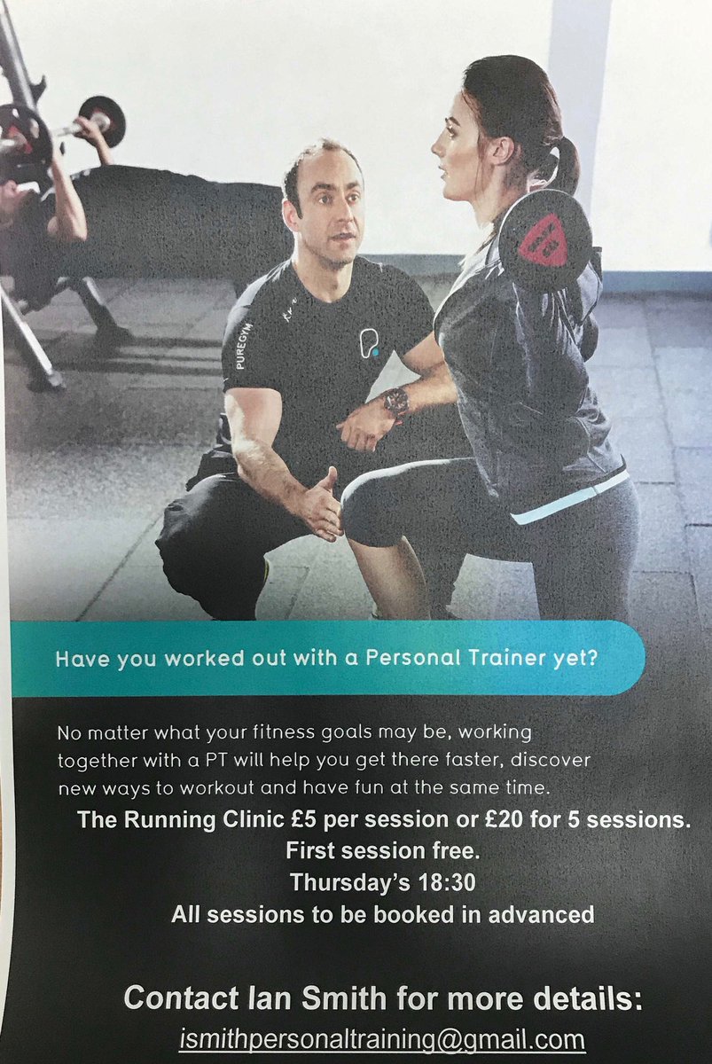 PureGymCamb's tweet photo. Running clinic with personal trainer @iansmithpt has been moved to Thursday’s 18:30. For more info and to book please contact iansmithpersonaltraining@gmail.com https://t.co/byxIkOA1sz