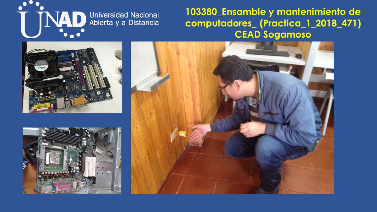 anmicorregidor's tweet photo. @carocalleve, @RedestUNAD, @ClaudioCamiloG1, @Alex_AparicioR, @UniversidadUNAD y @johnfmontes, #EnsamblePC2018, Práctica de ensamble y mantenimiento en el CEAD Sogamoso https://t.co/JJlKZEHbm7