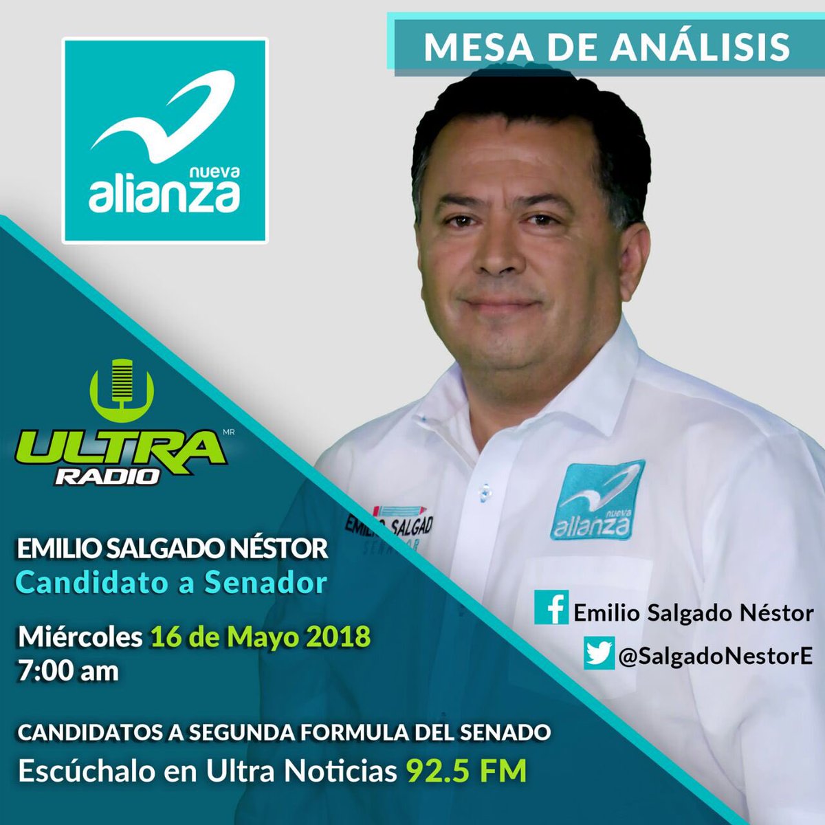 Norbertich's tweet photo. Para ganar con Emilio, se necesita un equipo muy fuerte y es Nueva Alianza. Se necesitan propuestas y @SalgadoNestorE las tiene. Ganador del debate. @FerCanalesF @Luiscasob @marioriestra @Nancydelasa @angelito673 @glomerellocutor @slumialo @monse_713 @ParraCrlos @RomSinuhe https://t.co/9VeoArmcUs