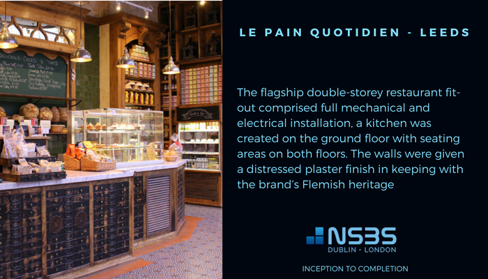 NSBSIrelandUK's tweet photo. NSBS have a proven track record of #residential, #hotel, #restaurant &amp; #commercial #fitout, completing a diverse range of projects. We collaborated with @LPQUK on several projects including their first foray to the north of England https://t.co/Fw3sndm6Wb  #inceptiontocompletion https://t.co/y5YBG3i1Oc