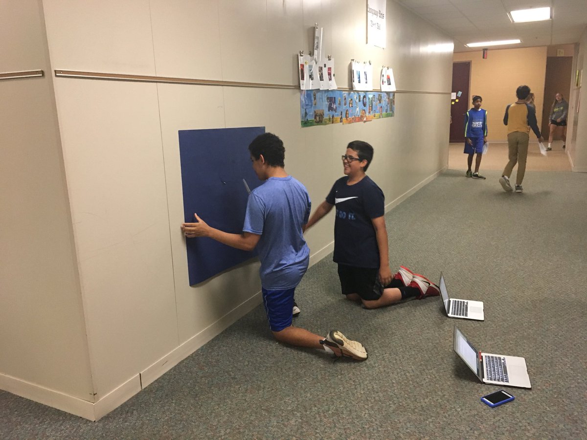 Kmscarpenter's tweet photo. Exploring ways species can change over time - today we looked at learned adaptations. For our last grade, students are creating a flipgrid response to “survival of the sneakiest” (a comic about crickets) @KarrerMS #theDublinDifference https://t.co/N6jDmh03Xn