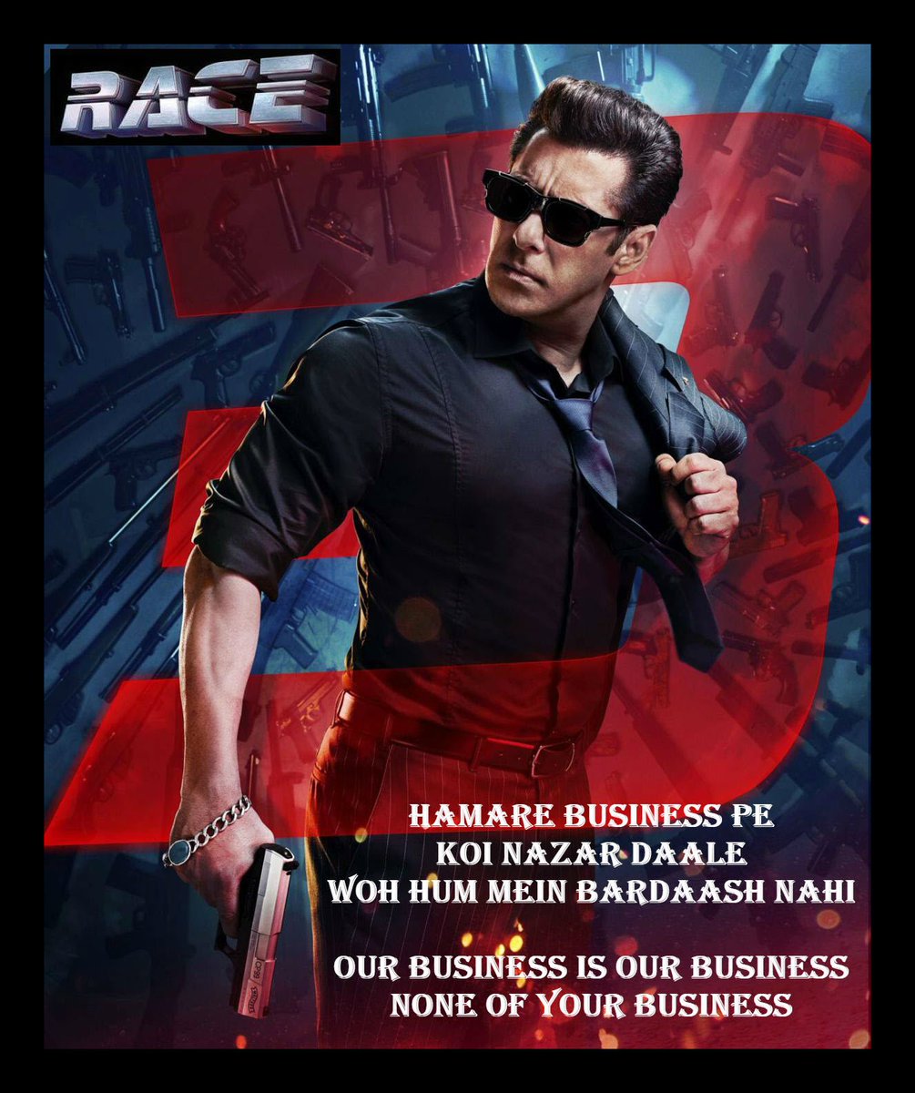 Filmy_Quotes's tweet photo. It's time for the "RACE" ... #Race3 ... #SalmanKhan ... https://t.co/krquYsXNZ2 https://t.co/EFflqKx7eT