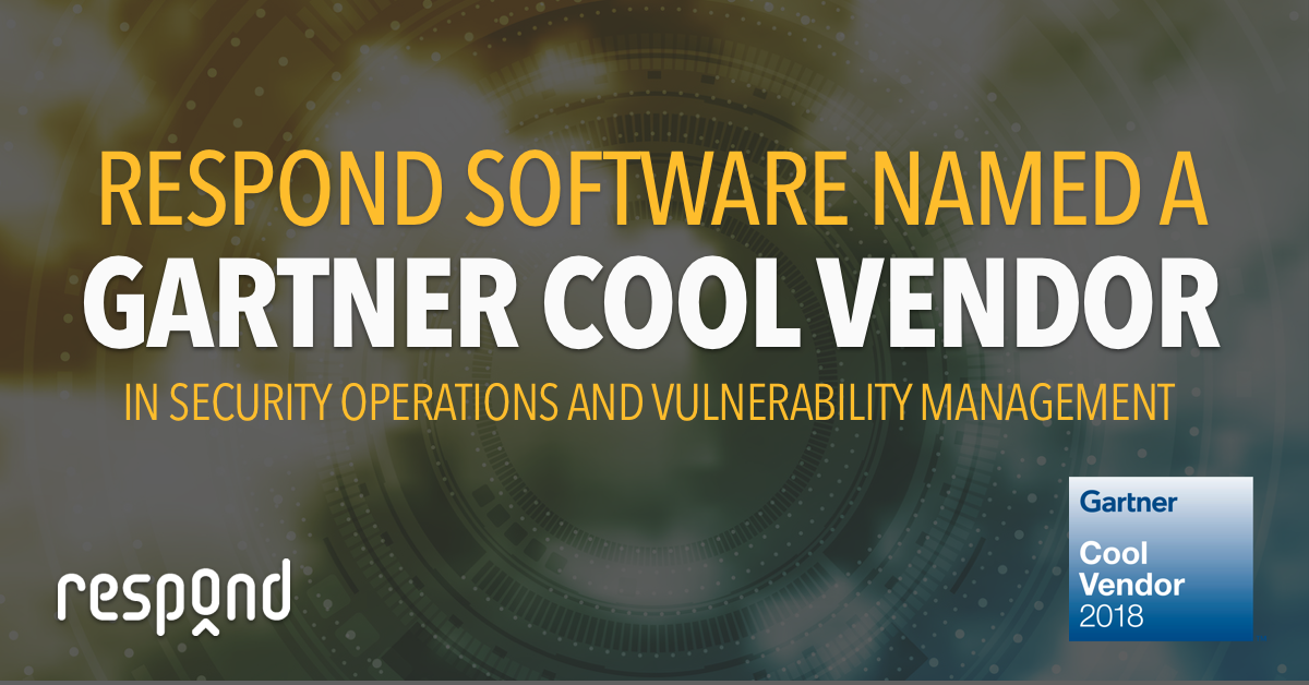 RespondSoftware's tweet photo. Our friends over at @Gartner just named @RespondSoftware a 2018 #CoolVendor! Download the Gartner report to learn why : https://t.co/L6GgsB7131 https://t.co/raYy4izrtc