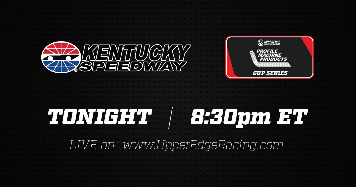 UpperEdgeRacing's tweet photo. RACE DAY in the bluegrass! Tune in LIVE tonight at 8:30pm ET for coverage of the Kentucky 115 under the lights!

📺 https://t.co/UDlayN9gJV https://t.co/JE3eqnRCey