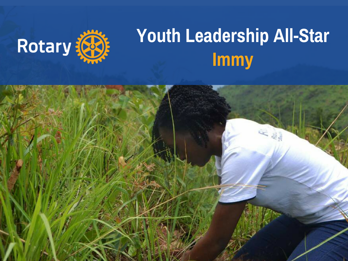 rotaract's tweet photo. Read how our 2018 Youth Leadership All-Star, Immy, empowers women in her community! https://t.co/eSPxLDoi2k https://t.co/fweQ8nCnbm
