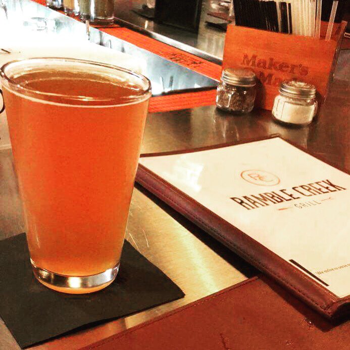 FulbrookAle's tweet photo. Be sure to head on over to Ramble Creek Grill - Grand Parkway, our Frag Out is on tap! Show us what food your pair with it! .
.
.
#craftbeer #distributor #foodies #foodie #fragout #ramblecreek #beerstagram #beer #texasbeer #beerlovers #fulbrookaleworks #richmondtx https://t.co/i85RDMyf42