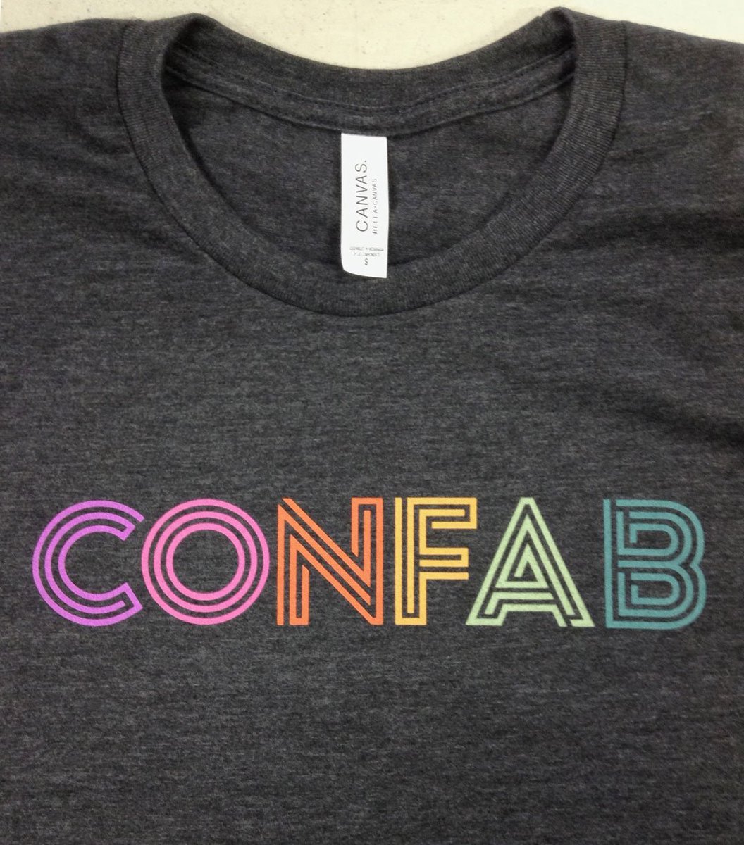 vgkids's tweet photo. Nice clean 7-color (incl. white underbase) dark heather grey tee for @confabevents, whose 2018 Content Strategy Conference next week in Minneapolis is now double sold out!
#confab #confabevents #minneapolis #garmentprintimg #vgkids https://t.co/qcT4rCSxR8