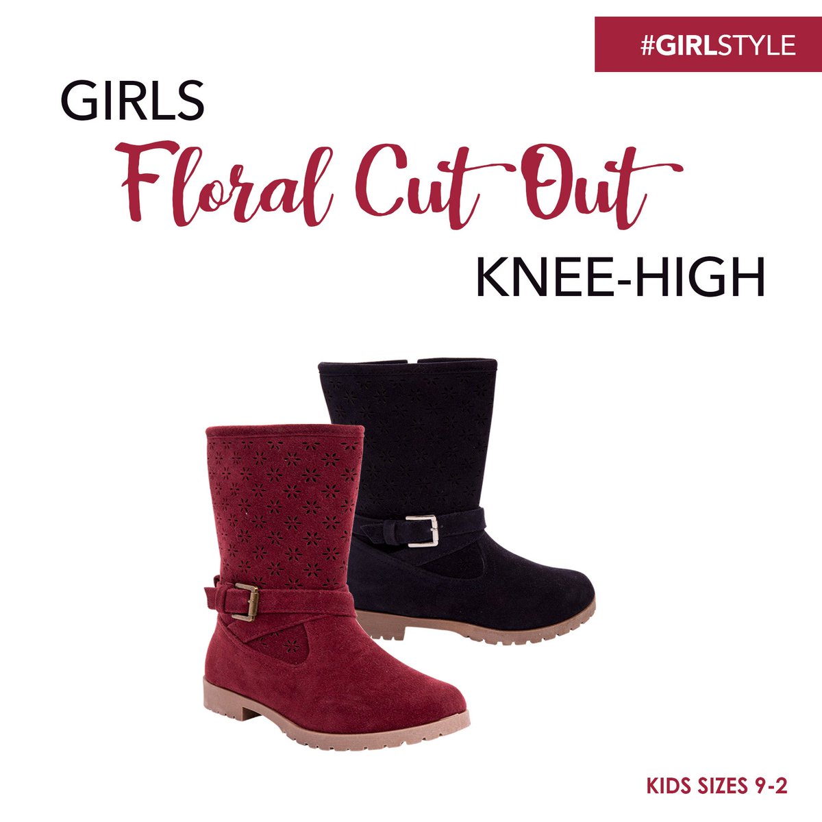 RageFashionSA's tweet photo. Get these stylish floral cut-out boots for your daughter for only R239.00! #KidsFashion #RageStyle https://t.co/QW4ep31R36