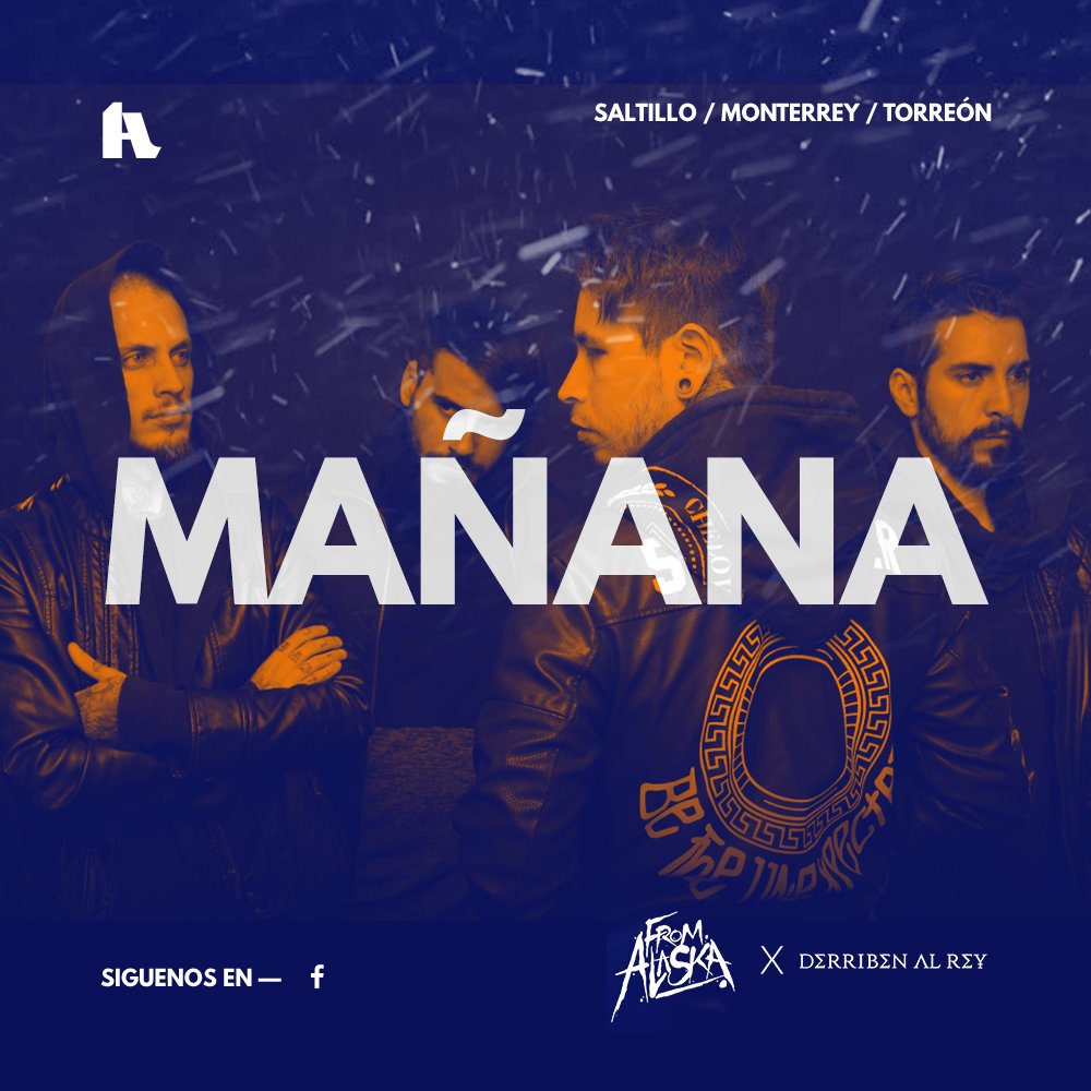 AvanzadaMx's tweet photo. ¡MAÑANA! 📣🙌📆

¡Ultimos boletos en preventa! 🎟️🔥📣
¡Consíguelos hoy mismo!

Para más información síguenos en Facebook como Avanzadamx
#avanzada #mty #saltillo #torreón #tickets #fromalaska #derribenalrey https://t.co/DBbmr7m4xT
