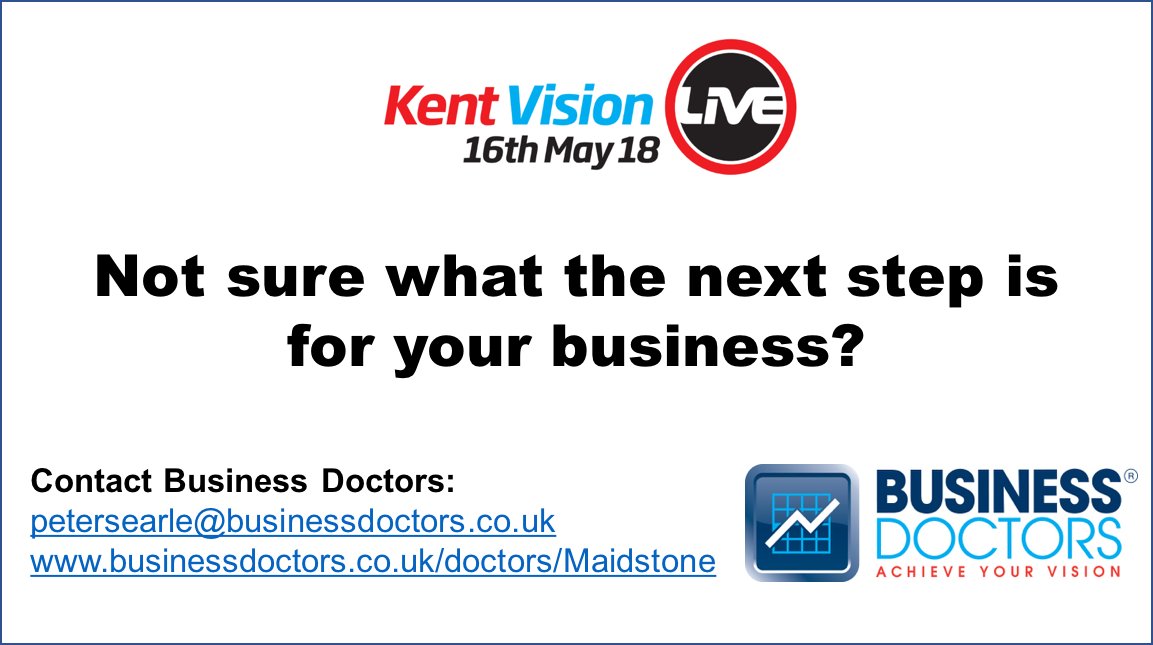 BizAdvsrInvicta's tweet image. Thank you to those who came and spoke to us at @KentVisionLIVE today. For anyone who did not get time please get in touch #KentVision #BusinessDoctors
