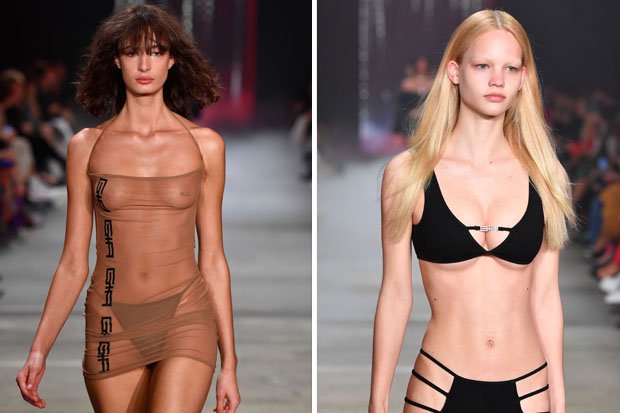 Daily Star on X: Sydney Fashion Week models flash nipples and underboob in  VERY racy catwalk show   / X