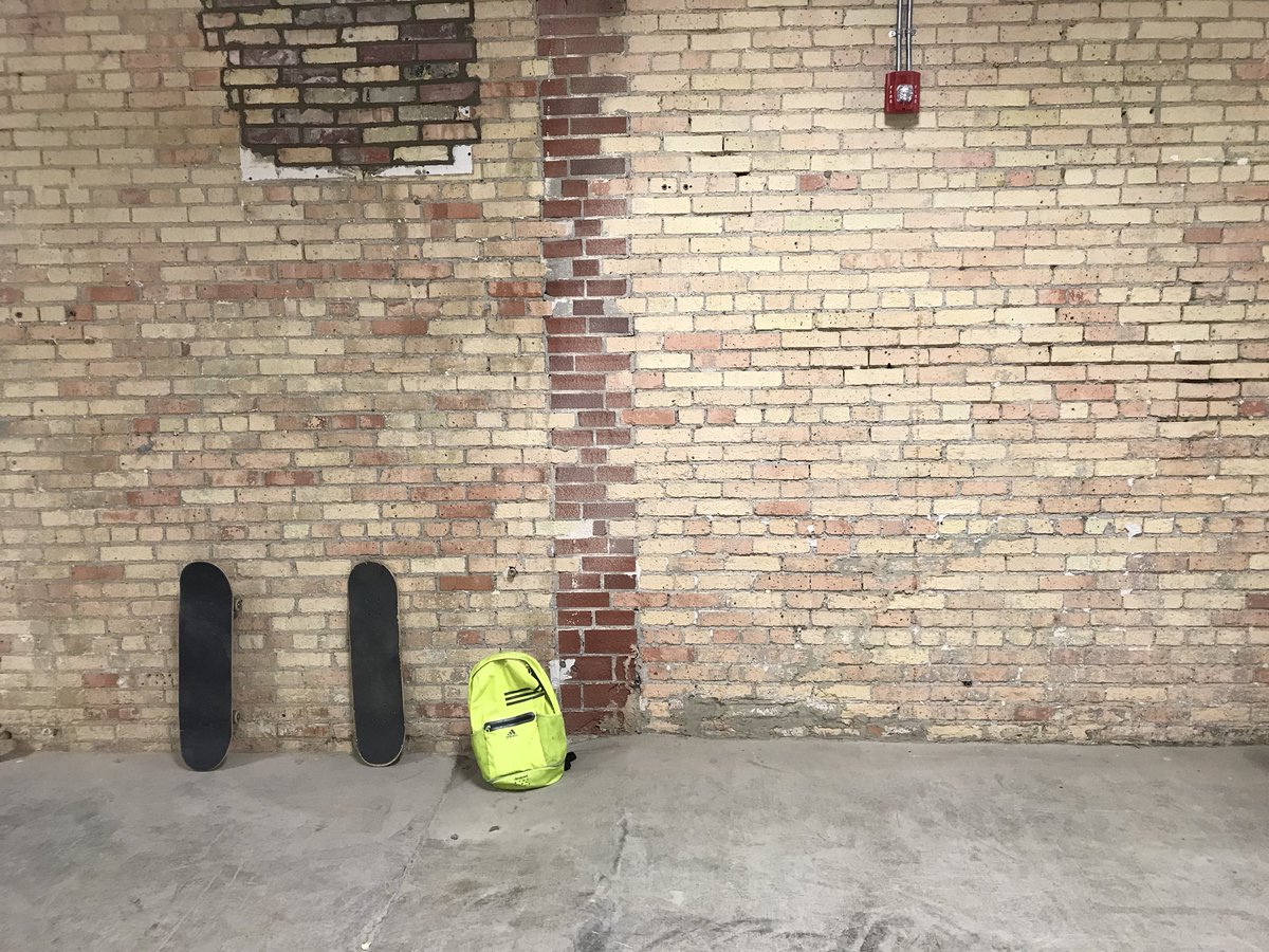 meetLMNO's tweet photo. Pumped for day 2 with @Play_Creative and @SaskTel at the old Weston Bakery. What a cool space! https://t.co/7W59GdVvkI