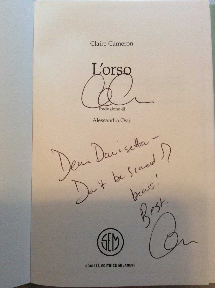 danisetta's tweet photo. Quando sono in una tenda tutto quello che sta fuori è lontanissimo
#LOrso
#ClaireCameron
#SalTo18
#NuovaLettura targata @SEMLibri
@clairecameron @CasaLettori @SalonedelLibro @giuliataddeo @mariadicuonzo1 @LorenzDelPietro @CasulaGiuliana @piegodilibri @annaritadenardo https://t.co/qkeDYN4JT9