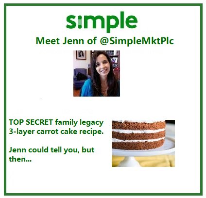 SimpleMrktplace's tweet photo. Our #WCW is one of very own from #SimpleMktPlc: Meet Jenn!
#girlpower #foodies #chicago #milwaukee #richmondva #virginiabeach #secretrecipe #baking #3layerstoheaven #chefs #restaurants
***
Don't forget to order your #food, #alcohol & #supplies on https://t.co/8gAWW8MHKI. https://t.co/j0puIJyYCO