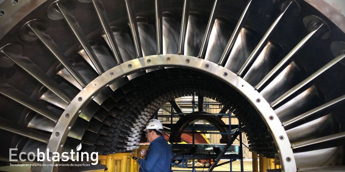 Eco_Blasting's tweet photo. Inspección de estator de turbina gas. Comparación visual de terminación de superficie. #powergeneration #tg #gas #energia #eco #ecoblasting #blasting #inspeccion #iso #iso8501 #BuenMiércoles https://t.co/hy1MUlwNE6