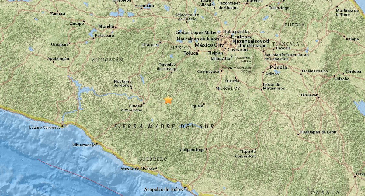 CNNEE's tweet photo. Sismo en México fue de 4,9, dice USGS https://t.co/oCBANSiyVi https://t.co/OJE7TSreSO