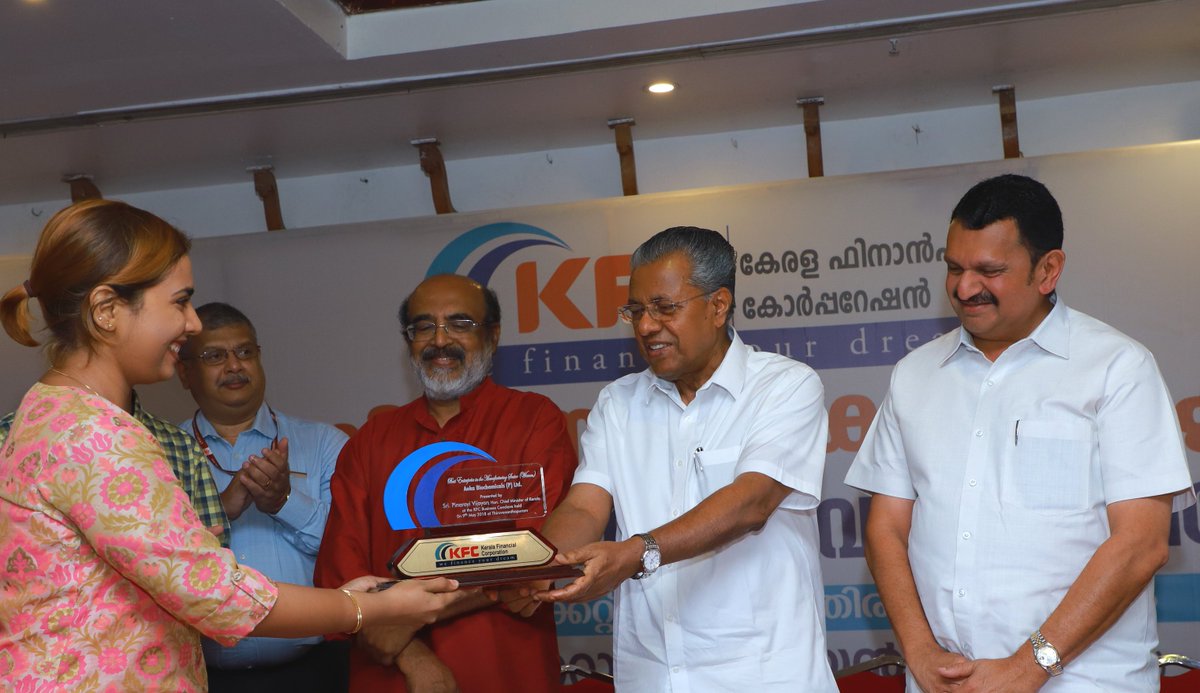 aekabiochem's tweet photo. Our MD, Ms. Aardra Chandra Mouli, receiving the Best Women-Led Enterprise in Manufacturing Award from the Chief Minister of Kerala, Shri. Pinarayi Vijayan, at the awards ceremony conducted by the Kerala Financial Corporation last week.
@aekabiochem #BestEnterprise #Manufacturing https://t.co/nl9XpqRviq