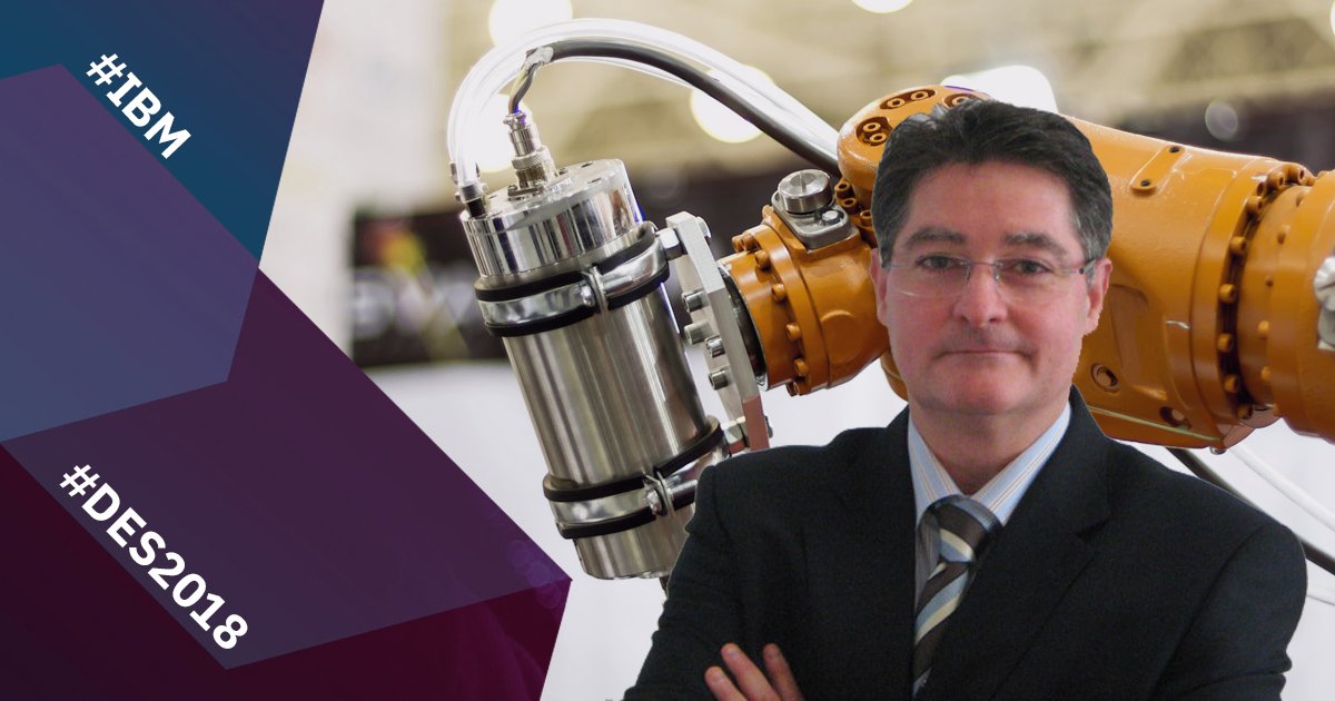 morenariz's tweet photo. En #DES2018 Juan Ramón Gutiérrez #IBM hablará de #cognitivemanufacturing #IoT #AI en la sesión #industria40 The Autonomous Factory - 22 Mayo 12h a 13h. Te esperamos!! https://t.co/Q2IMjpw8me