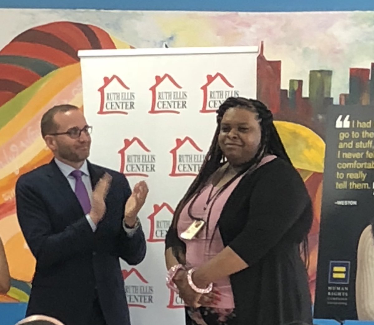 HRC at the  Ruth Ellis Center