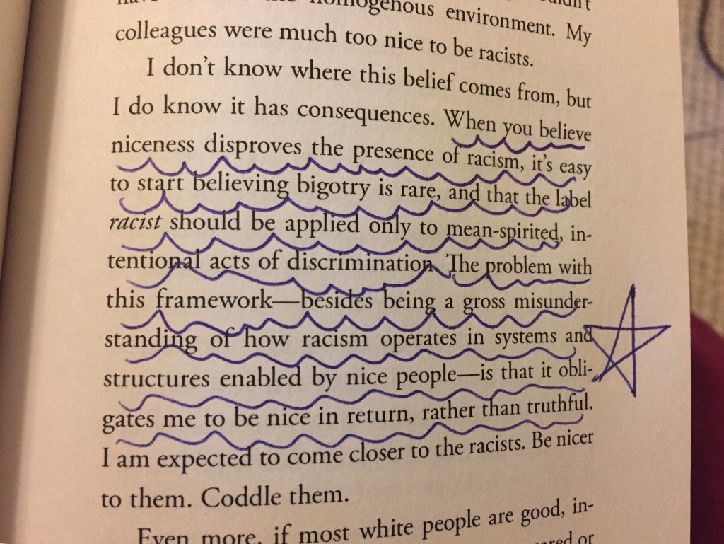 rachelheldevans's tweet photo. Just the “Nice White People” chapter in #imstillhere is worth the price of the book, y’all. https://t.co/9enJCkcxqT