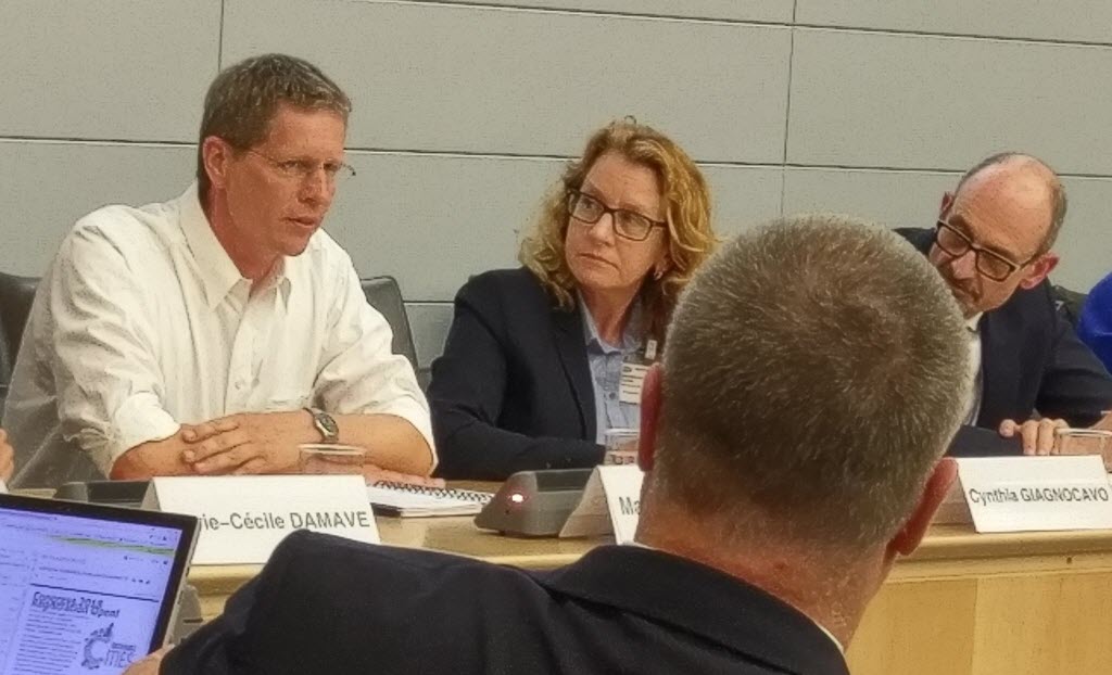 BASFAgro's tweet photo. „Our #digital technologies help farmers to increase yields &amp; better protect their cropswhile acting more sustainable”, said #BASF’s Martin Schaefer at #OECDForum on Agriculture #gfa18 @OECDagriculture https://t.co/gLBjrkCe6X