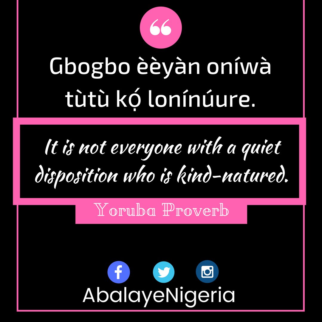 Abalayetv's tweet photo. Appearance does not affirm reality. Don't be carried away by deceptive look or character.

#character #iwa #deception #abalaye #yorubaproverbs #owe #yoruba #eniyan #yorubaquotes https://t.co/vMBTs1JI3o