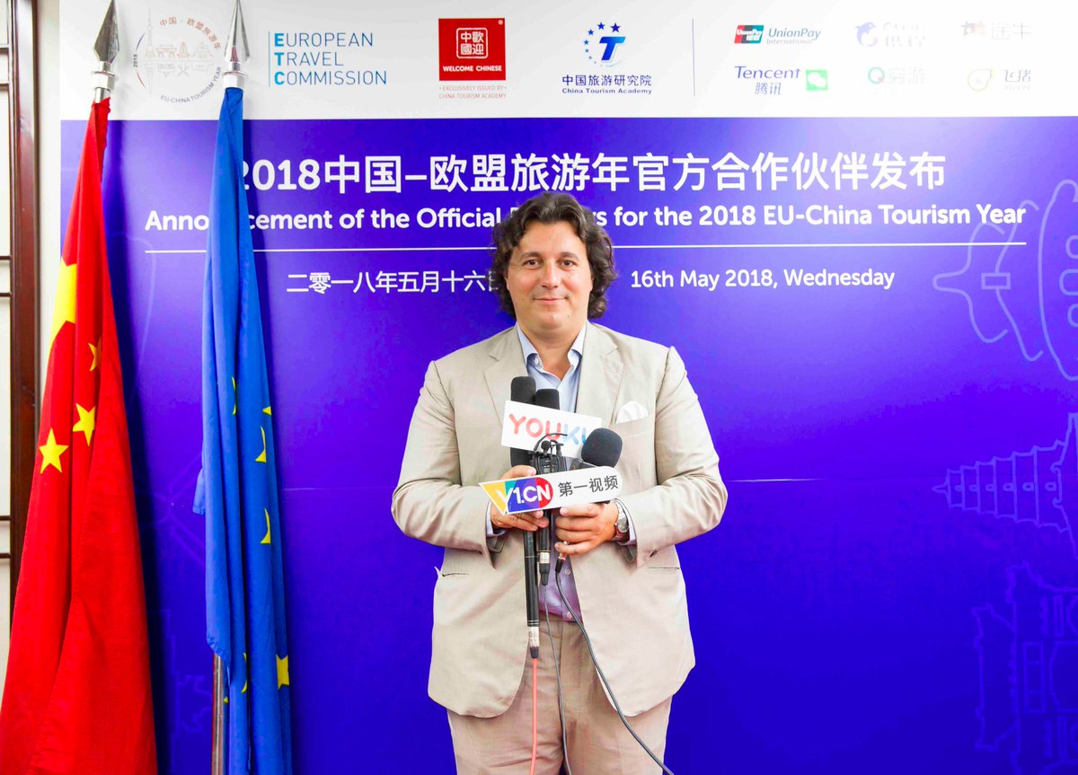 The partners for #2018EUChinaTourismYear promotional plan have been officially announced: #UnionPay, #TENCENT, #Ctrip, #Tuniu, #Fliggy, #Qyer and #TongCheng will cooperate with #ChinaTourismAcademy, #ETC and #WelcomeChineseto to promote European destinations in #China