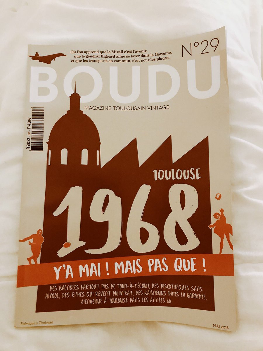 De belles rencontres hier soir avec la team @Boudumensuel : @JeanCouderc @sebvaissiere @JulieGuerineau et tous les autres 🗞 Une équipe de passionnés pour un mensuel de qualité & produit à Toulouse.

Jetez un oeil au 🔝 numéro 29, mai(s) pas que !

➡️ boudulemag.com