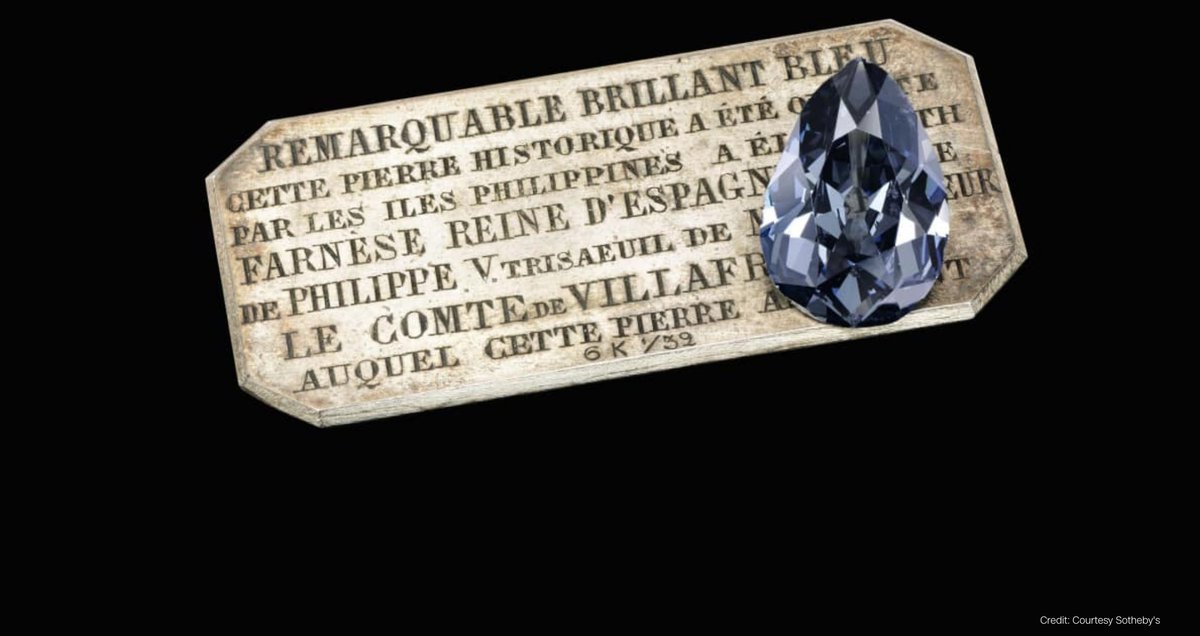 A rare blue diamond, passed between Europe's royal houses for more than 300 years, has been sold at auction for $6.7 million cnn.it/2L6NSdh