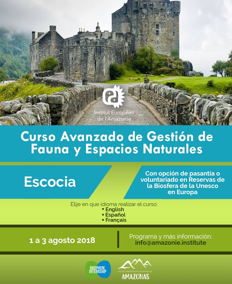 ieamazonie's tweet photo. @ieamazonie offre ce cours avancé en gestion de la faune et espaces naturels, avec un stage ou une option de bénévolat dans la réserve de biosphère de l'Unesco en Europe-Écosse. https://t.co/8rHS1QIso7