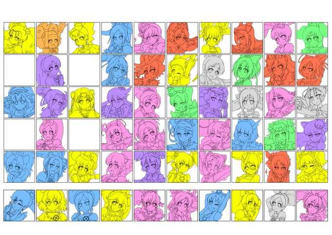 レイフレ終わってからずぅぅぅっと描いてたプリキュアオールスターズのイラスト、やっと線画までできた!!
最近浮上していませんでしたが、相変わらず変なモノ作ってま〜す! 