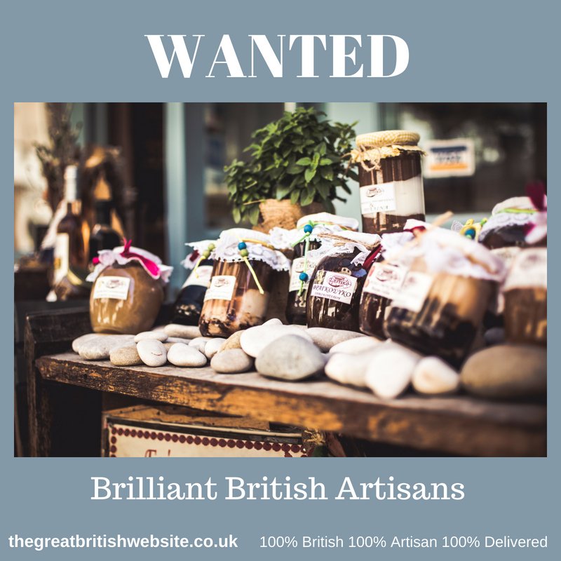 TheGBWebsite's tweet photo. #WANTED brilliant #British #Artisans

Are you a great British artisan #food or #drink producer? 
TGBW is launching our #free Artisan Incubator and you might be the #perfectmatch !

https://t.co/lnxaRd4PtV https://t.co/vWQpknOC0c